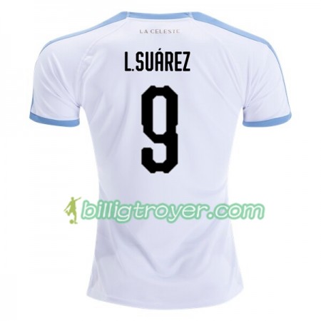 Billige Fotballdrakter Uruguay Luis Suarez 9 Bortedraktsett 2019 Copa América Kortermet